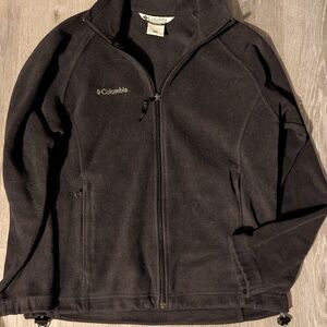 Columbia Charcoal Full-Zip Fleece Jacket